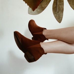 Faux Leather Booties